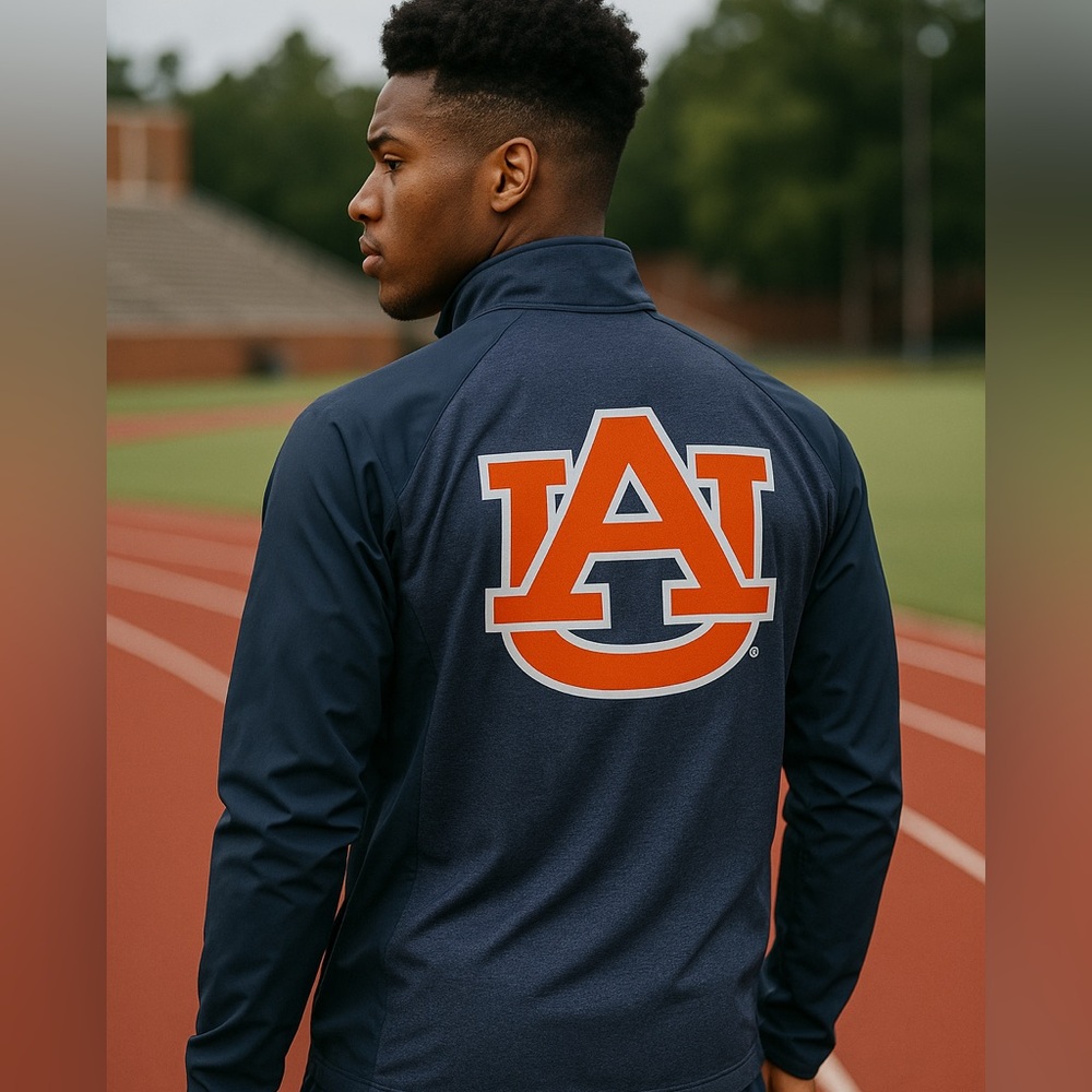 Men’s Under Armour Auburn University Tigers Full
Zip Blue War Eagle AU Large